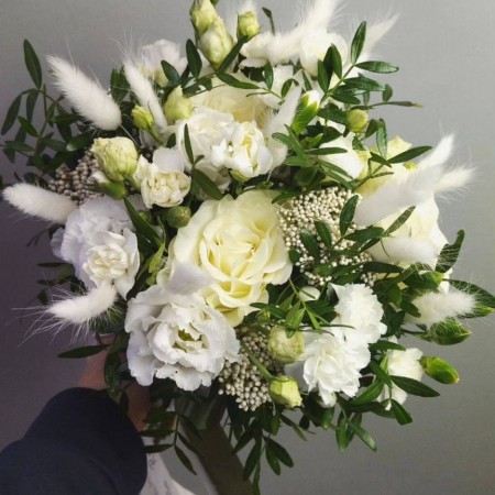 Свадебный букет «Белый ангел» за 5 690 - «Ромашково» в Красноярске