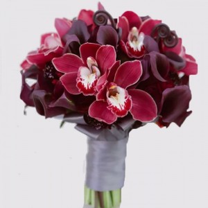 Превью Букет невесты «Пламя страстей»