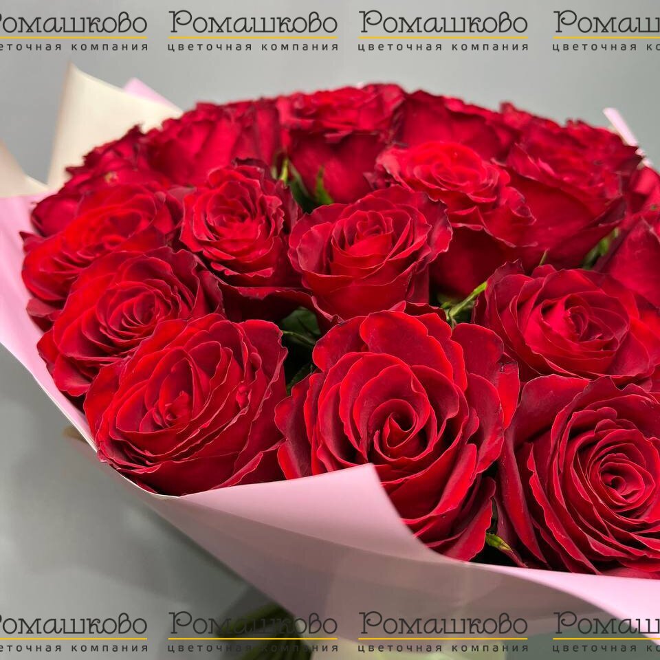 Букет из 35 красных роз