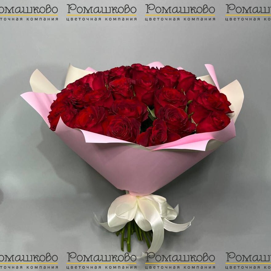 Букет из 35 красных роз