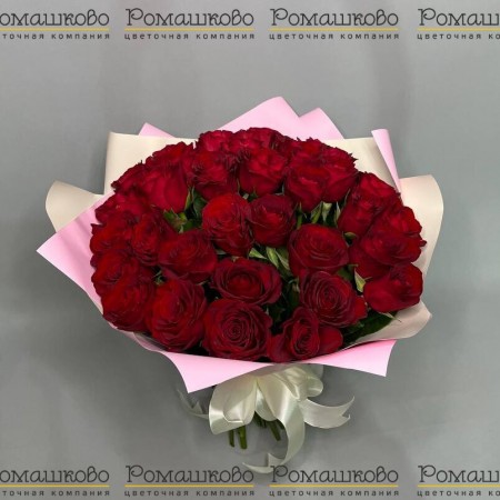 Букет из 35 красных роз за 3 580 - «Ромашково» в Красноярске