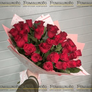 Превью Букет из 35 красных роз