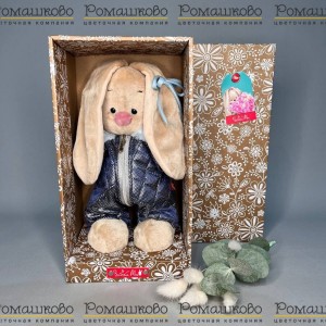 Превью Зайка Ми в стеганом комбинезоне