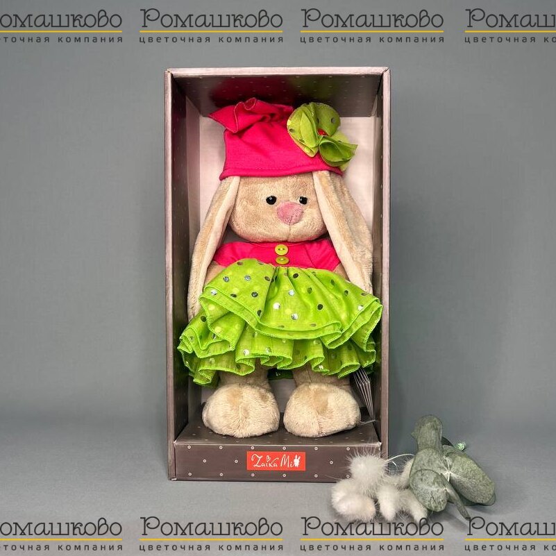 Зайка Ми в платье с пышной юбкой из органзы