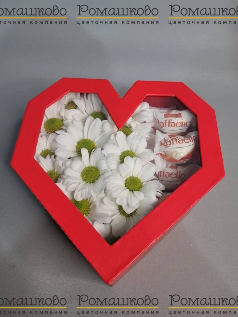 Шляпная коробка цветов с цветами «Сладкая любовь»