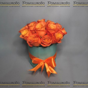 Превью Шляпная коробка цветов «Осенний вихрь»