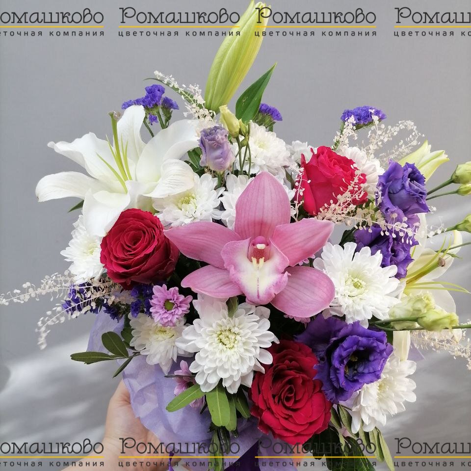 Шляпная коробка цветов «Пленительный аромат»