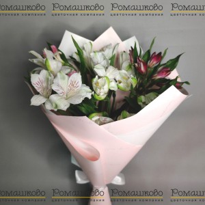 Превью Букет мини из альстромерий «Мадемуазель»