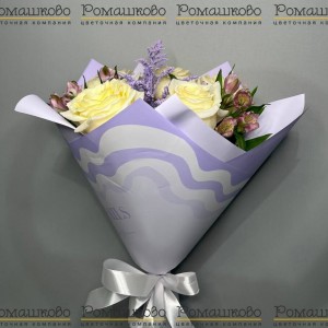 Превью Букет из роз «Зефирка»