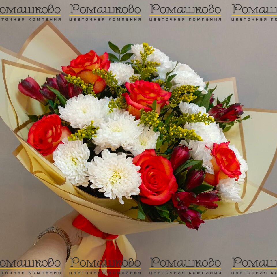 Букет авторский «Натуральные цвета»