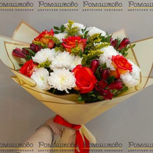 Превью Букет авторский «Натуральные цвета»