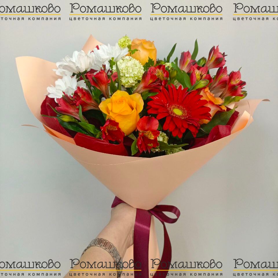 Букет авторский «Красный бархат»