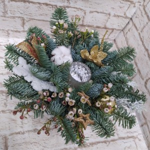 Превью Новогодняя композиция в чаше