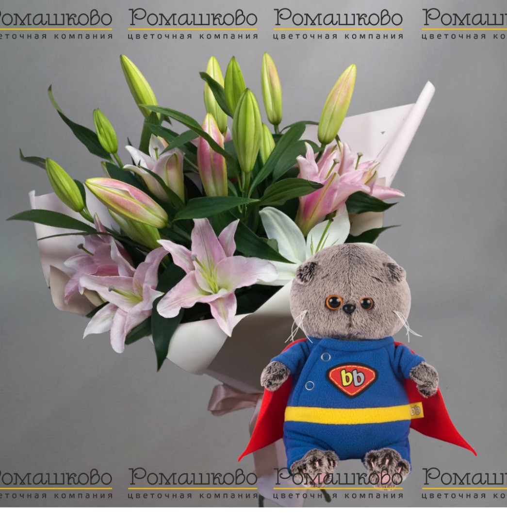 Набор букет + игрушка №3