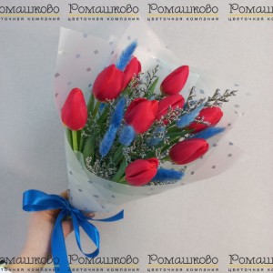 Превью Букет из тюльпанов «Оттенки любви»