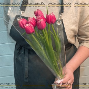 Превью Букет из тюльпанов «Скромное желание»