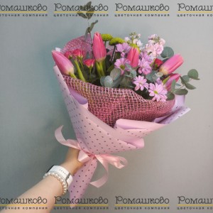 Превью Букет из тюльпанов «Той самой»