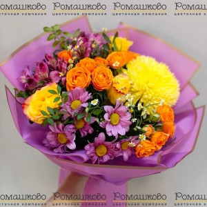 Превью Букет из хризантем 