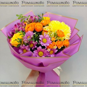 Превью Букет из хризантем 