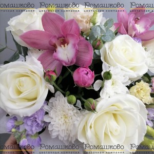 Превью Шляпная коробка с цветами «Русский балет»