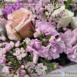 Превью Букет из гортензий «Сахарная вата»