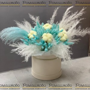 Превью Коробочка из сухоцветов «Зимнее очарование»