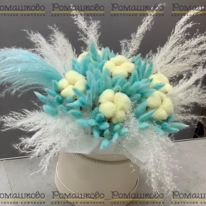 Превью Коробочка из сухоцветов «Зимнее очарование»