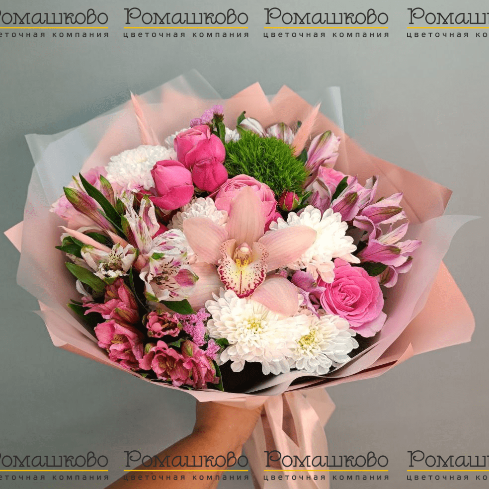Букет «Розовое облако»