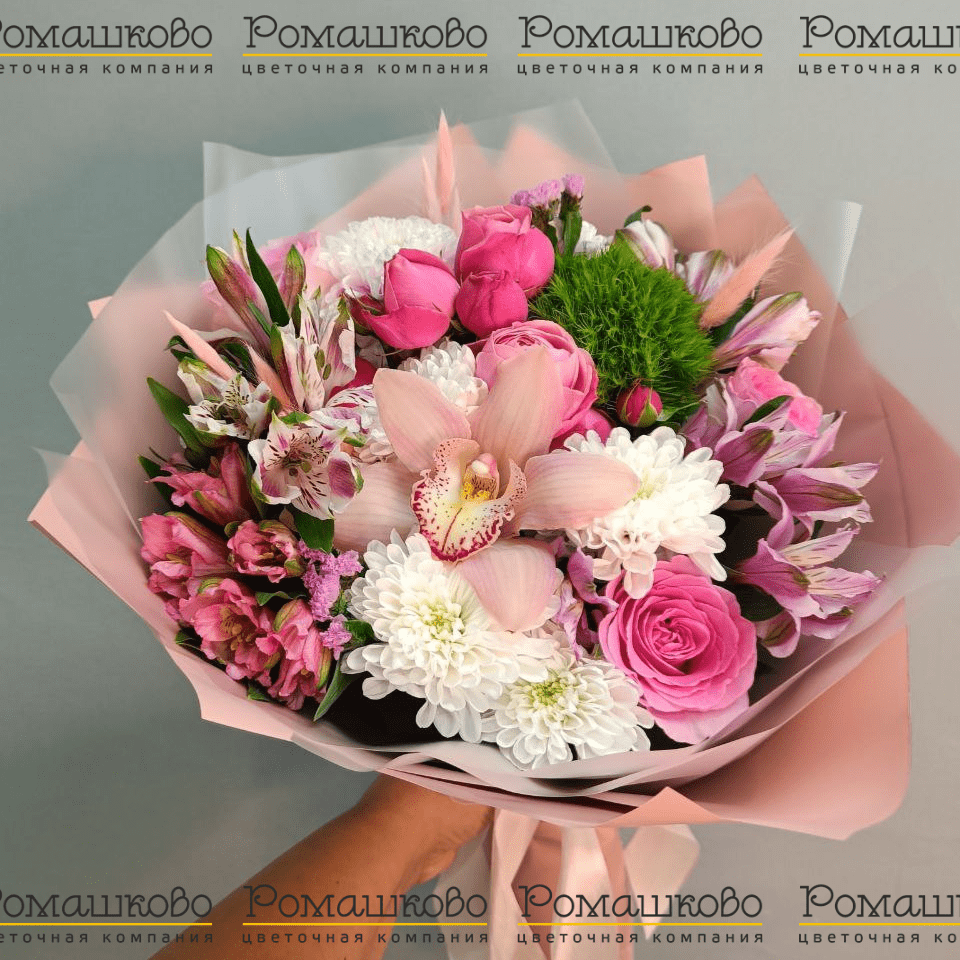 Букет «Розовое облако»