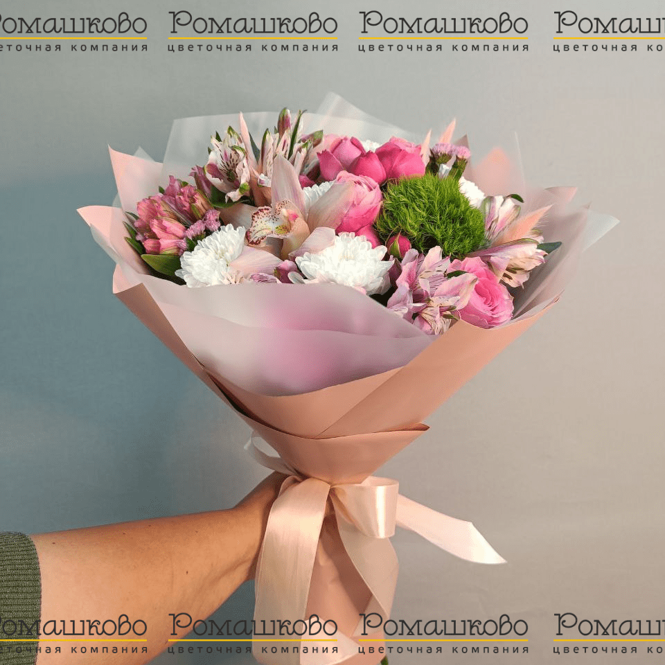 Букет «Розовое облако»