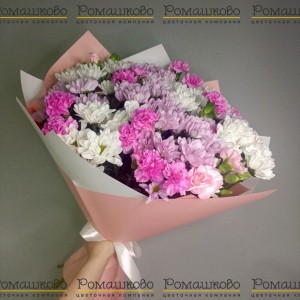 Превью Букет из хризантемы «Дарси»