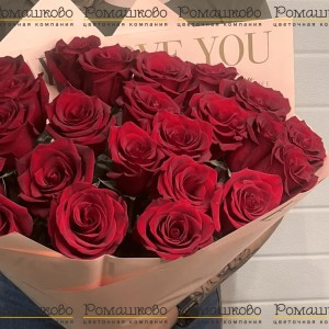 Превью Букет из 25 Красных роз