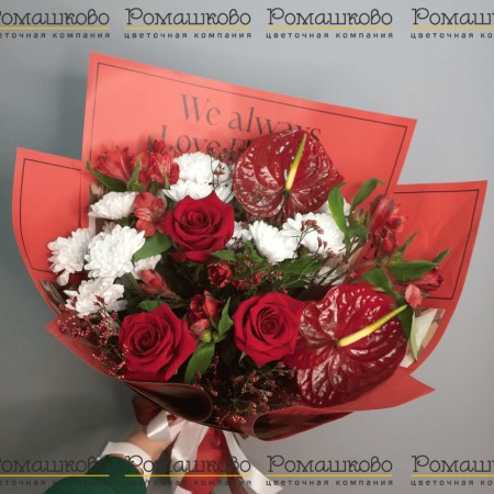 Букет авторский «Сияние Афродиты» за 5 980 - «Ромашково» в Красноярске