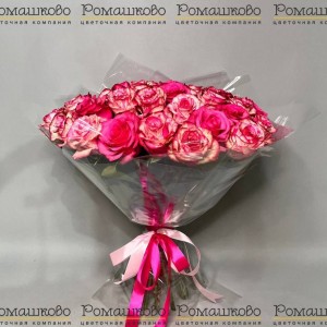 Превью Букет из роз «Сахарное облако»