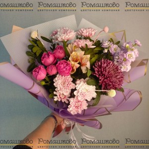 Превью Букет «Розовая призма»