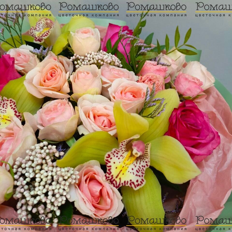 Букет из орхидей «Нинон»