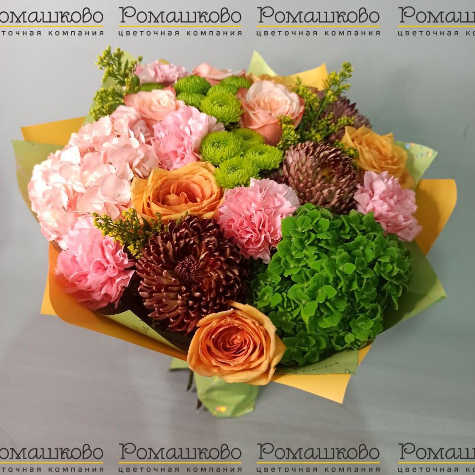 Букет из гортензий «Авелин»