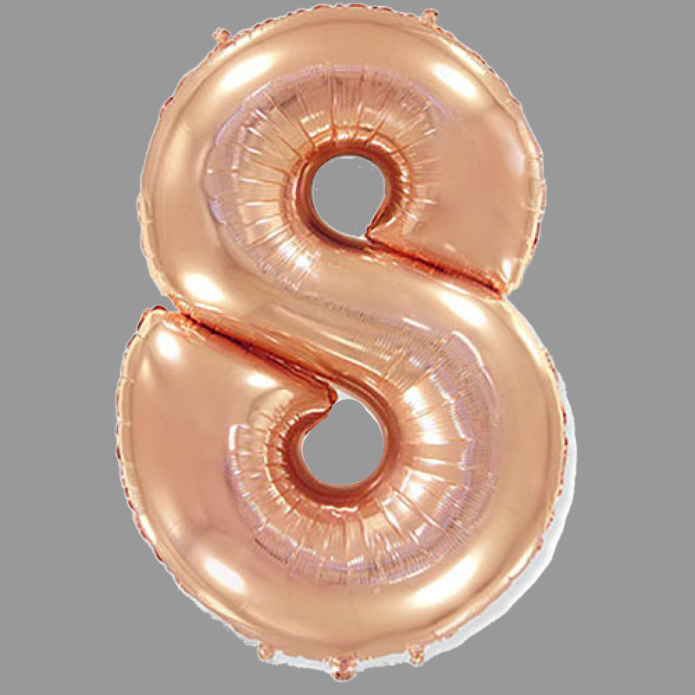 Шары фольга цифры золото