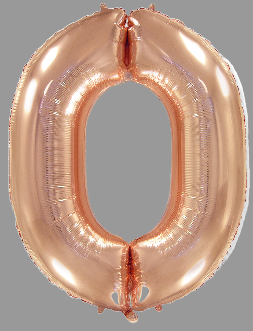 Шары фольга цифры золото