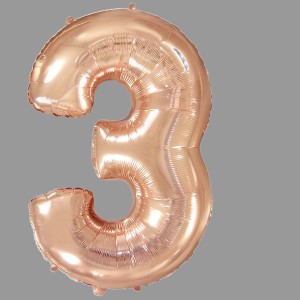 Превью Шары фольга цифры золото