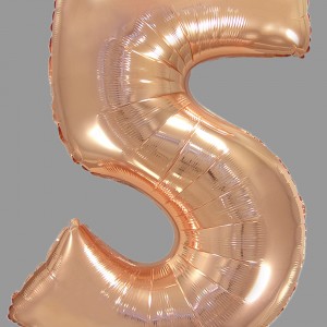 Превью Шары фольга цифры золото