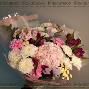 Превью Букет из гортензий «Айсен»