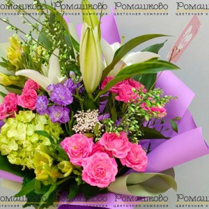 Превью Букет из гортензий «Лукилл»