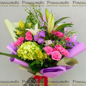 Превью Букет из гортензий «Лукилл»