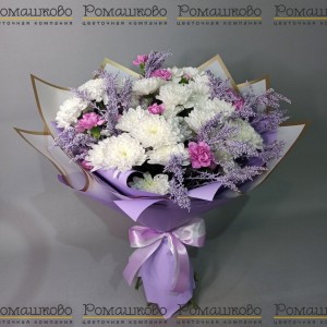 Превью Букет из хризантем «Вивьен»