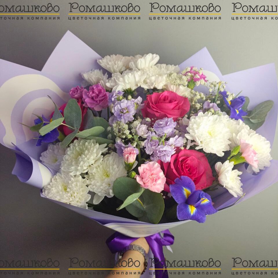 Букет из хризантемы «Микеле»