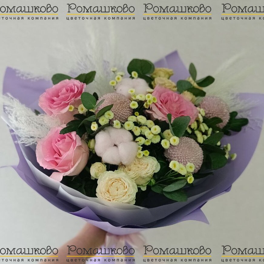 Букет из хризантем «Доротея»