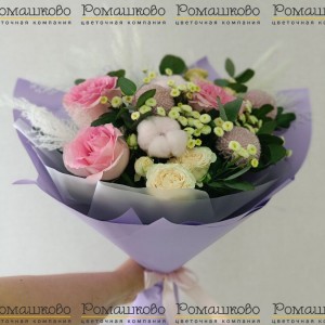 Превью Букет из хризантем «Доротея»