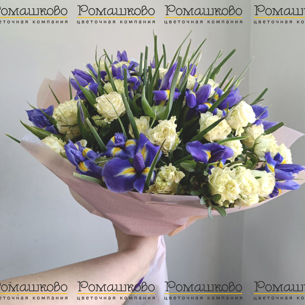 Букет из ирисов «Джолэнда»