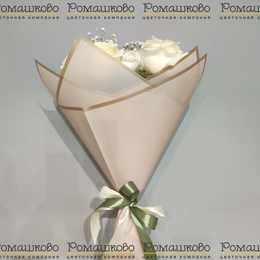 Букет из 7 пионовидных роз